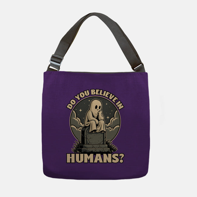Ghost Believe In Humans-None-Adjustable Tote-Bag-Studio Mootant