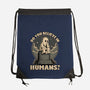 Ghost Believe In Humans-None-Drawstring-Bag-Studio Mootant