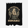 Ghost Believe In Humans-None-Polyester-Shower Curtain-Studio Mootant