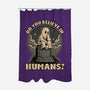 Ghost Believe In Humans-None-Polyester-Shower Curtain-Studio Mootant