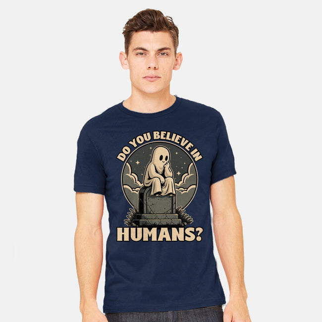 Ghost Believe In Humans-Mens-Heavyweight-Tee-Studio Mootant