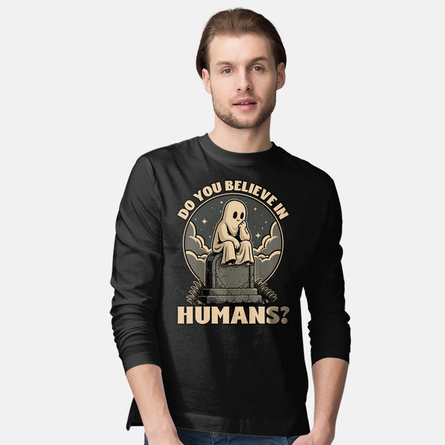 Ghost Believe In Humans-Mens-Long Sleeved-Tee-Studio Mootant