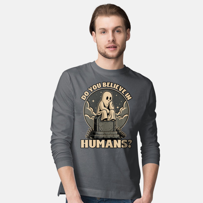 Ghost Believe In Humans-Mens-Long Sleeved-Tee-Studio Mootant