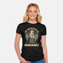 Ghost Believe In Humans-Womens-Fitted-Tee-Studio Mootant