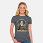 Ghost Believe In Humans-Womens-Fitted-Tee-Studio Mootant