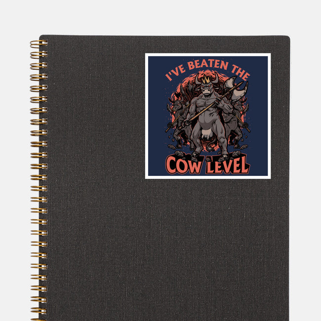 Game Cow Monster-None-Glossy-Sticker-Studio Mootant