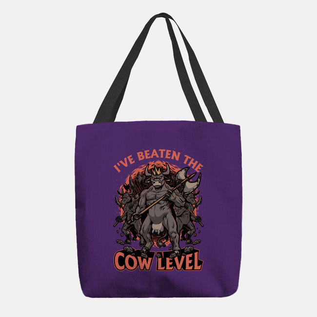 Game Cow Monster-None-Basic Tote-Bag-Studio Mootant
