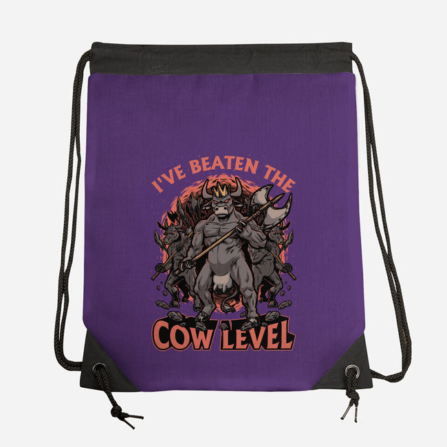 Game Cow Monster-None-Drawstring-Bag-Studio Mootant