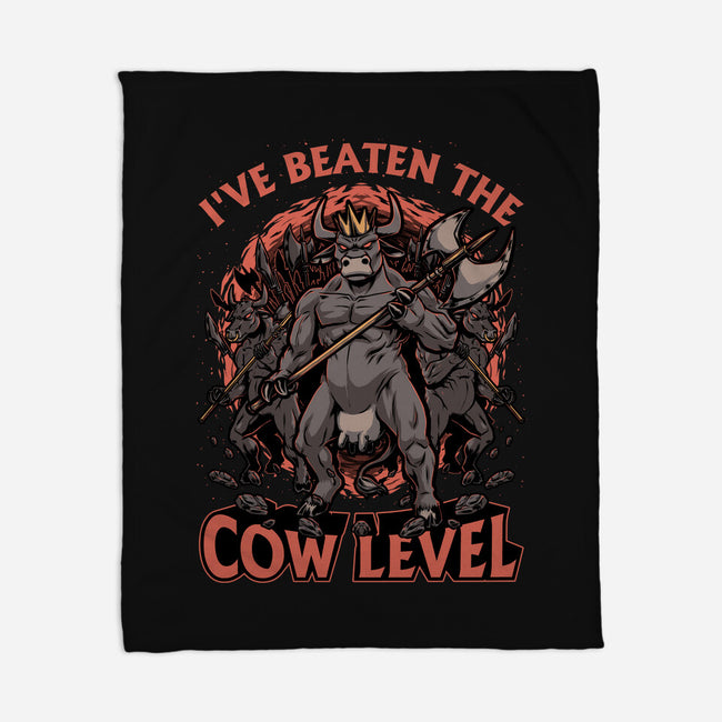 Game Cow Monster-None-Fleece-Blanket-Studio Mootant