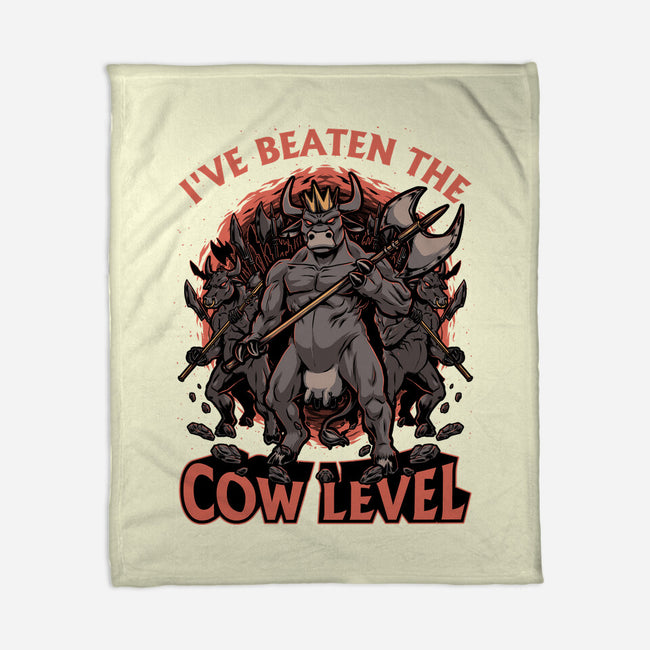 Game Cow Monster-None-Fleece-Blanket-Studio Mootant