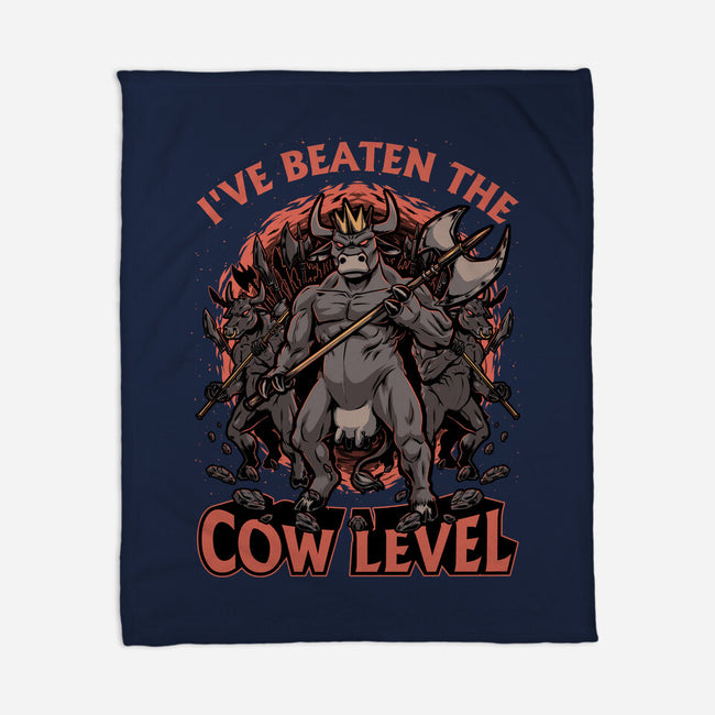 Game Cow Monster-None-Fleece-Blanket-Studio Mootant