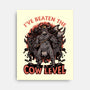 Game Cow Monster-None-Stretched-Canvas-Studio Mootant