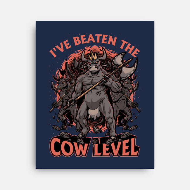 Game Cow Monster-None-Stretched-Canvas-Studio Mootant