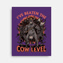 Game Cow Monster-None-Stretched-Canvas-Studio Mootant
