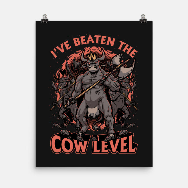 Game Cow Monster-None-Matte-Poster-Studio Mootant