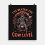 Game Cow Monster-None-Matte-Poster-Studio Mootant