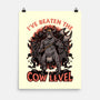 Game Cow Monster-None-Matte-Poster-Studio Mootant