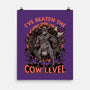 Game Cow Monster-None-Matte-Poster-Studio Mootant