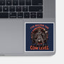 Game Cow Monster-None-Glossy-Sticker-Studio Mootant