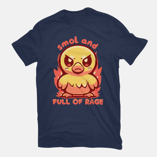 Smol And Full Of Rage-Mens-Heavyweight-Tee-TechraNova