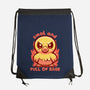 Smol And Full Of Rage-None-Drawstring-Bag-TechraNova