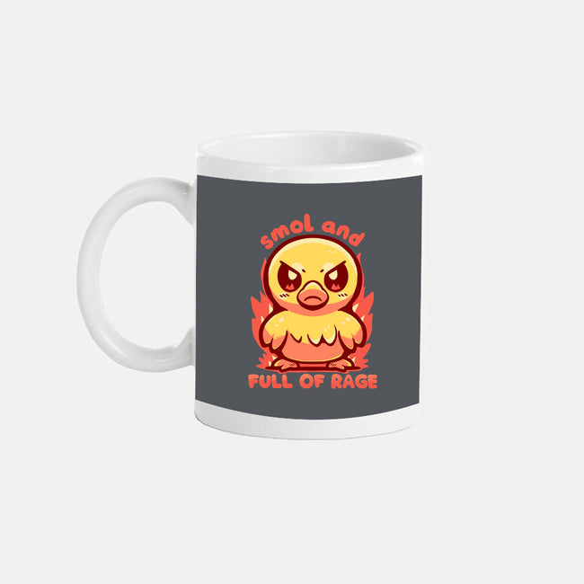 Smol And Full Of Rage-None-Mug-Drinkware-TechraNova