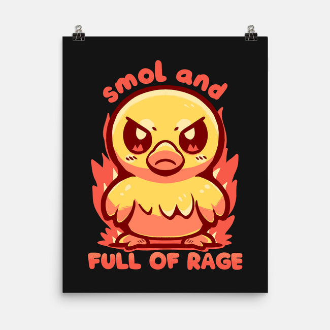Smol And Full Of Rage-None-Matte-Poster-TechraNova