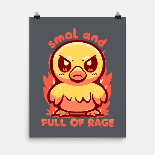 Smol And Full Of Rage-None-Matte-Poster-TechraNova