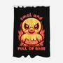 Smol And Full Of Rage-None-Polyester-Shower Curtain-TechraNova