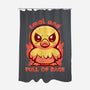 Smol And Full Of Rage-None-Polyester-Shower Curtain-TechraNova