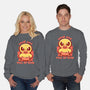 Smol And Full Of Rage-Unisex-Crew Neck-Sweatshirt-TechraNova