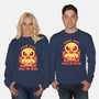Smol And Full Of Rage-Unisex-Crew Neck-Sweatshirt-TechraNova