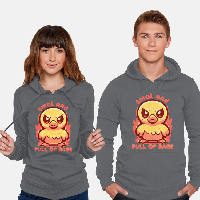 Smol And Full Of Rage-Unisex-Pullover-Sweatshirt-TechraNova