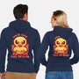 Smol And Full Of Rage-Unisex-Zip-Up-Sweatshirt-TechraNova