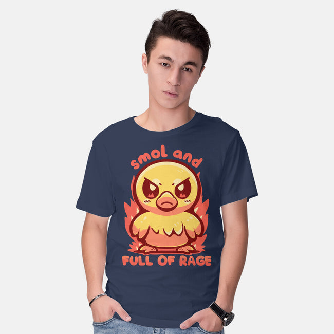 Smol And Full Of Rage-Mens-Basic-Tee-TechraNova