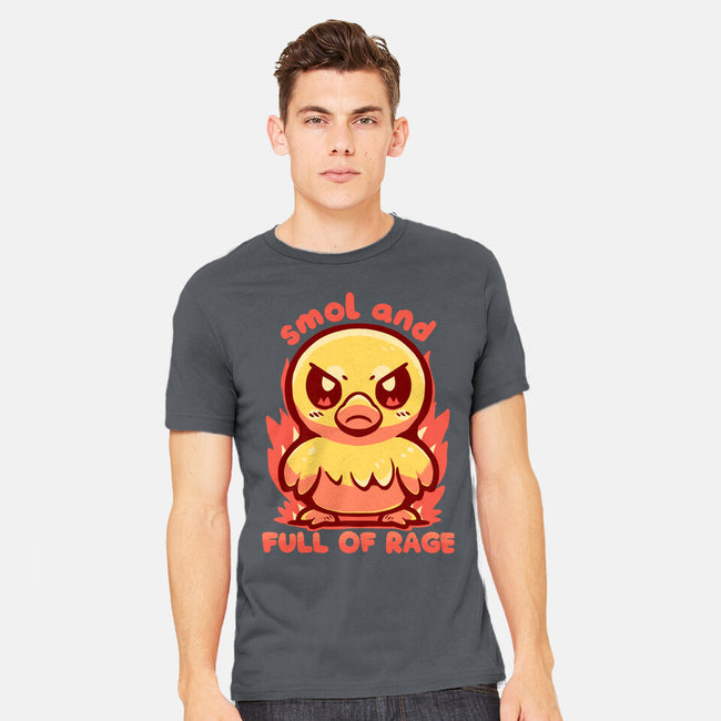 Smol And Full Of Rage-Mens-Heavyweight-Tee-TechraNova
