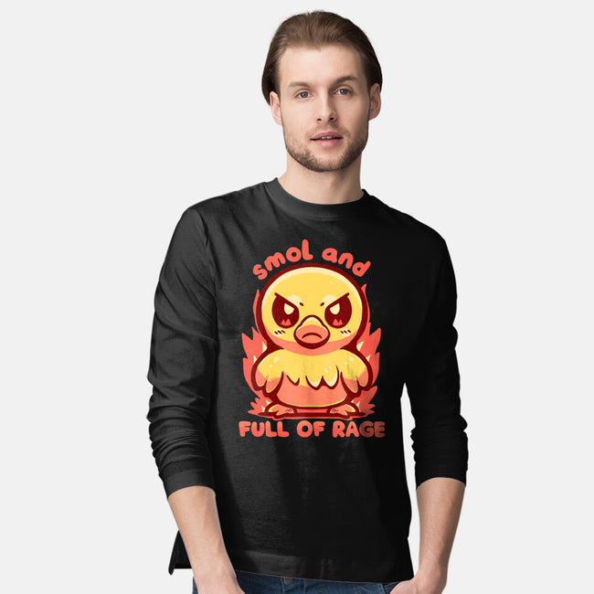 Smol And Full Of Rage-Mens-Long Sleeved-Tee-TechraNova