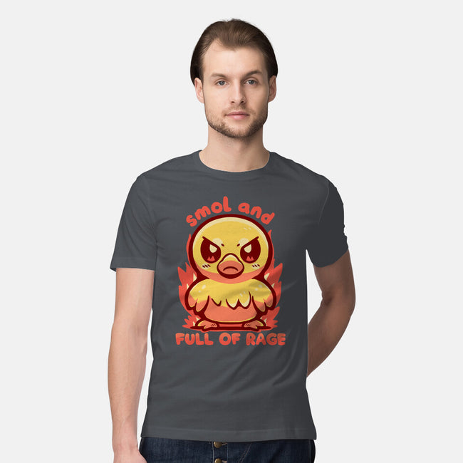 Smol And Full Of Rage-Mens-Premium-Tee-TechraNova