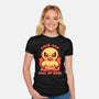 Smol And Full Of Rage-Womens-Fitted-Tee-TechraNova