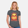 Smol And Full Of Rage-Womens-Fitted-Tee-TechraNova