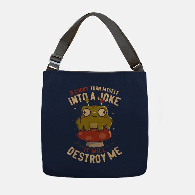 Turning Myself Into A Joke-None-Adjustable Tote-Bag-koalastudio