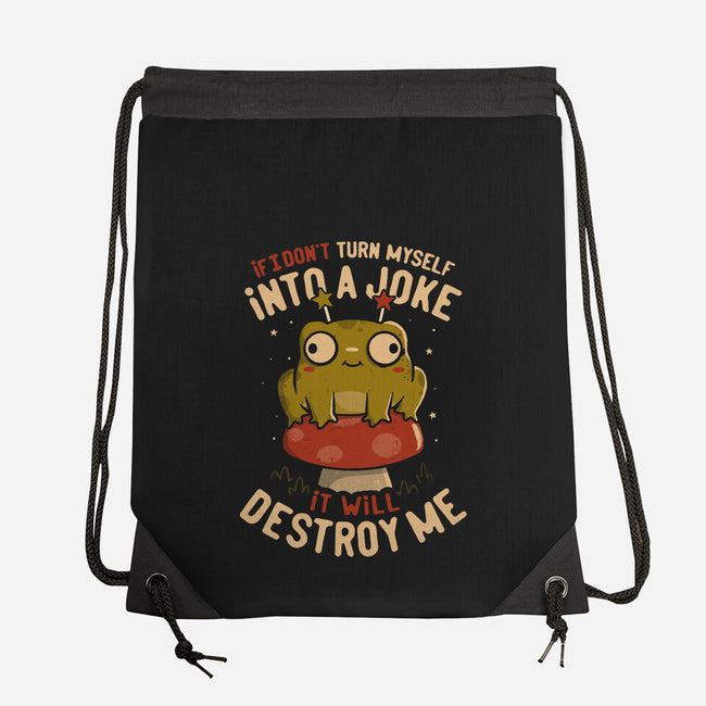 Turning Myself Into A Joke-None-Drawstring-Bag-koalastudio