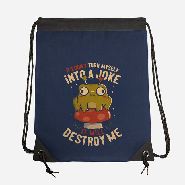 Turning Myself Into A Joke-None-Drawstring-Bag-koalastudio