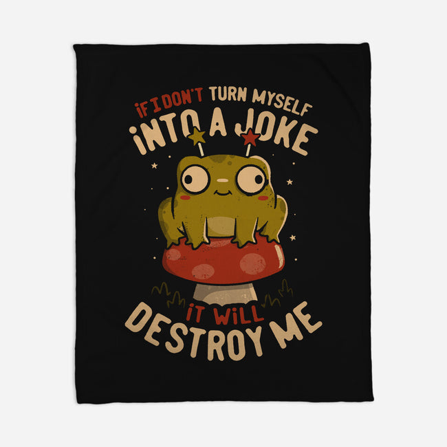 Turning Myself Into A Joke-None-Fleece-Blanket-koalastudio