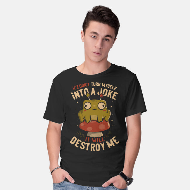 Turning Myself Into A Joke-Mens-Basic-Tee-koalastudio