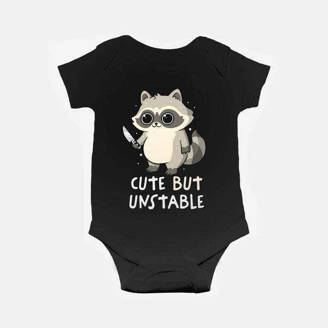 Cute But Unstable-Baby-Basic-Onesie-koalastudio