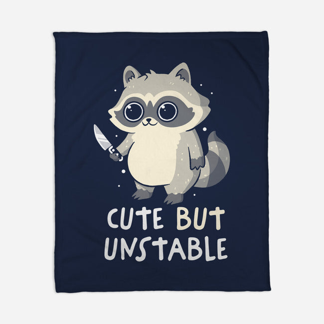 Cute But Unstable-None-Fleece-Blanket-koalastudio