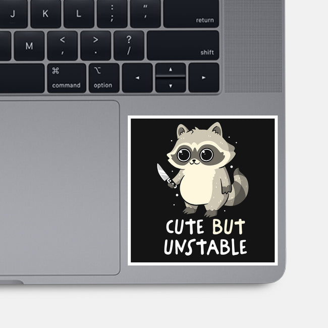 Cute But Unstable-None-Glossy-Sticker-koalastudio