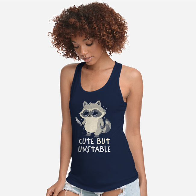 Cute But Unstable-Womens-Racerback-Tank-koalastudio