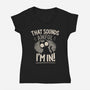 That Sounds Awful-Womens-V-Neck-Tee-BridgeWalker